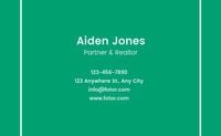 house, company, businessman, Green Real Estate  Business Card Template