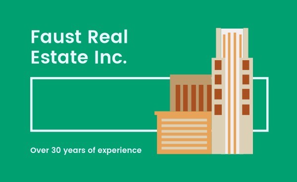 Green Real Estate  Business Card