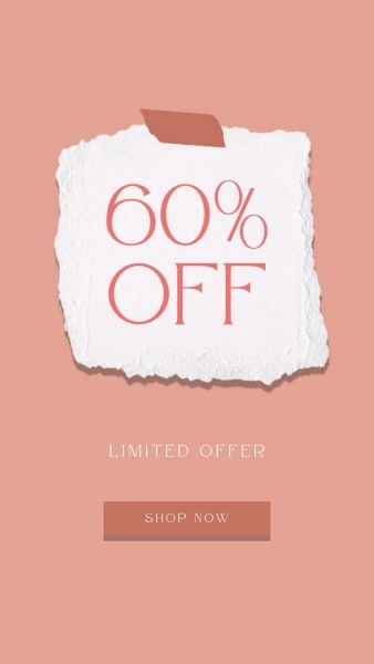 Pink Sale Promotion Instagram Story