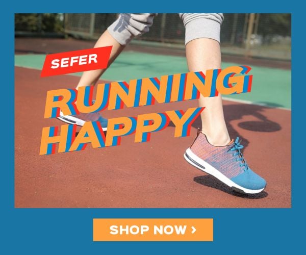 Running Shoe Online Ads Large Rectangle
