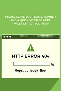warning, oops, 404, Http Error Busy Nofitication Pinterest Post Template