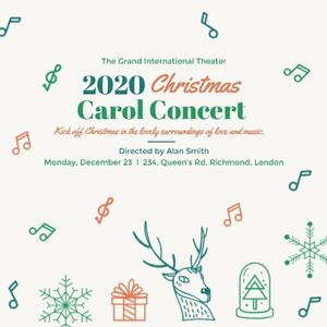 Christmas Carol Concert Instagram Post