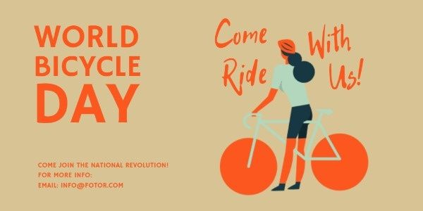 World Bicycle Day Twitter Post