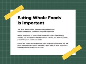 绿色食品健康饮食生活方式 PPT(4:3)