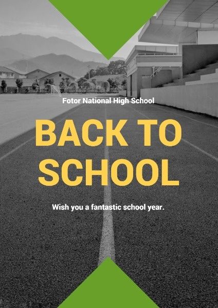 Modern Back To School Poster
