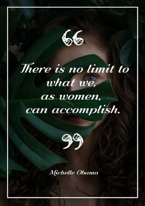 fight, female, international womens day, Black Limitation For Women Quote Poster Template