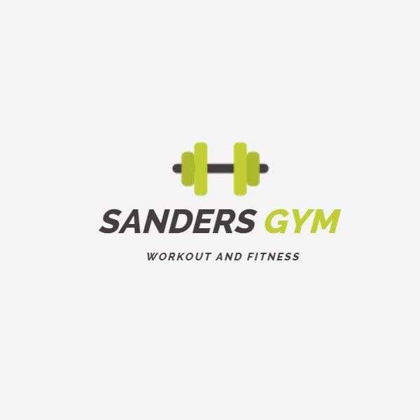 sport, sports, gym, Simple Fitness Business Logo Template