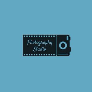 photographer, film, camera, Photography Studio Logo Template