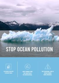 海洋汚染を止める ポスター
