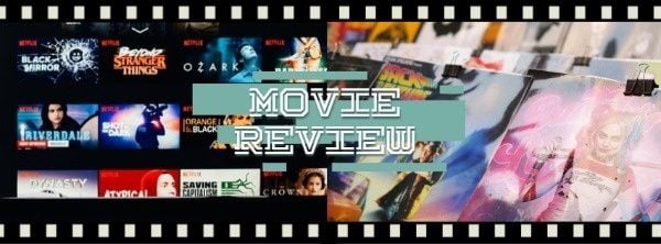 actor, actress, show, Movie Review Facebook Cover Template