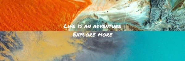 Collage Adventure Travel Twitter Cover