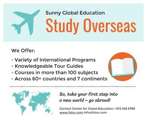 Study Overseas Facebook Post