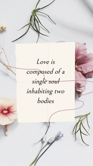 valentines day, life, flower, Floral Illustration Valentine's Day Love Quote Instagram Story Template