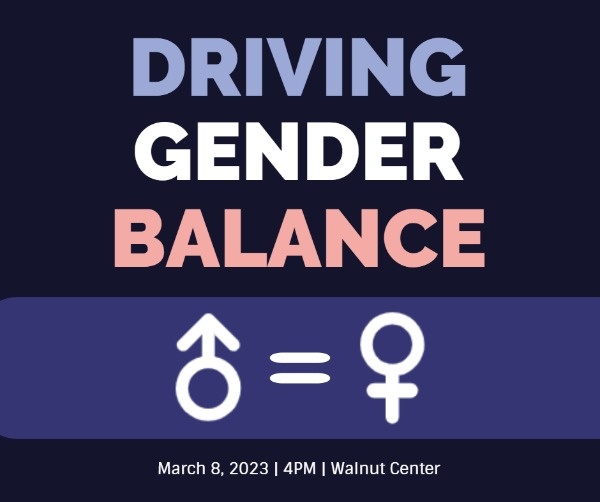 Driving Gender Balance  Facebook Post