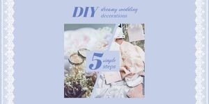 DIY Wedding Decoration Twitter Post