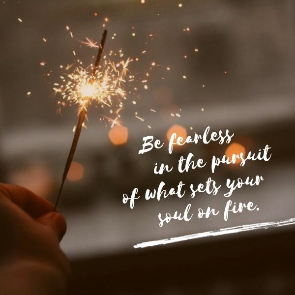 inspiration, encouragement, life, Inspired Quote With  Firework Instagram Post Template