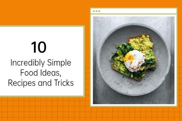 life, classic, eating, Orange Food Veggie Cocktail Recipe Blog Title Template