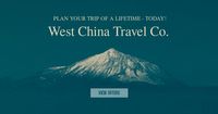 中国西部旅游脸谱应用程序广告 Facebook App广告