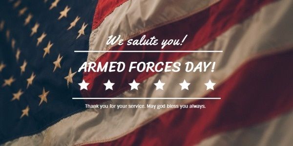 Armed Forces Day Salutation Twitter Post