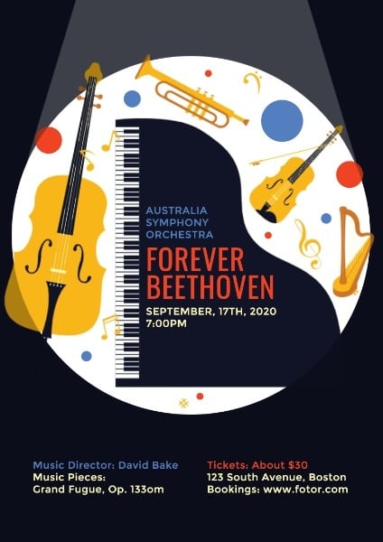Symphony Concert Poster