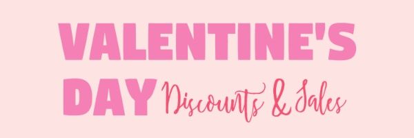 Valentine's Day Discount Twitter Cover