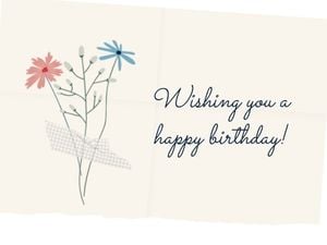 birthday greeting card template