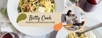 cook, kitchen, life, Delicious Food Youtube Channel Banner Facebook Cover Template