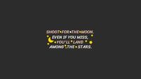 Moon And Star Quote Wallpaper