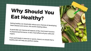 Green Food  Healthy Diet Lifestyle Presentation