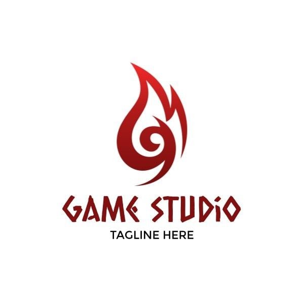 赤い炎のゲームスタジオ ロゴ