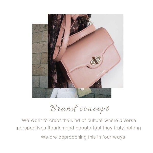 brand, brand building, sale, White Fashion Handbags Instagram Post Template