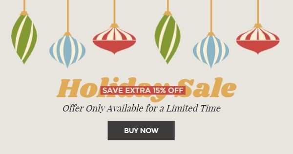 online sale, e-commerce, festival, Christmas Holiday Sale Banner Ads Facebook Ad Medium Template