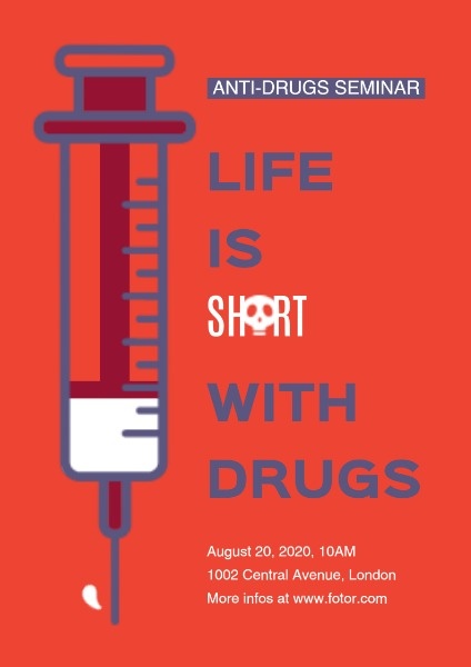 Anti-Drug Seminar Flyer