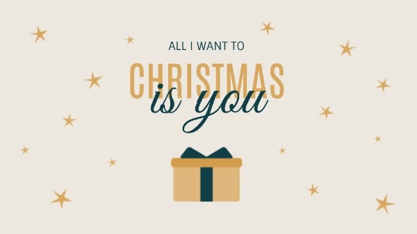 Online All I Want For Christmas Is You Wallpaper Template Fotor Design Maker