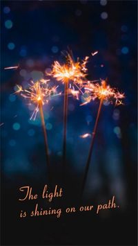 sparkle, shine, light, Dark Blue Fireworks Quote Mobile Wallpaper Template
