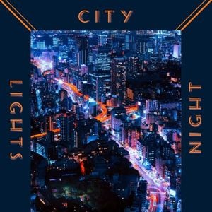 City Night Lights  Instagram Post