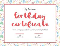 Free Birthday Certificate Templates: Make a Happy Birthday Certificate ...