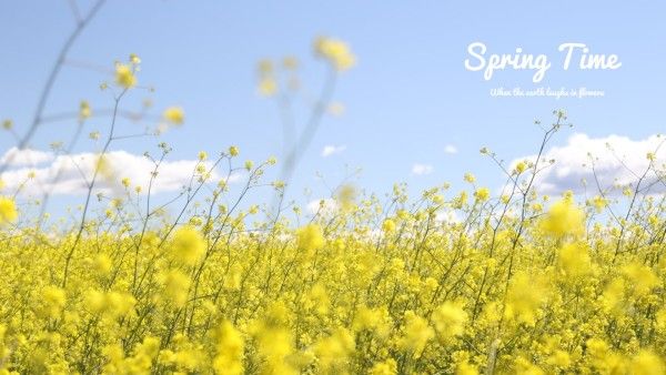 Beautiful Spring Time Desktop Wallpaper Template and Ideas for Design |  Fotor