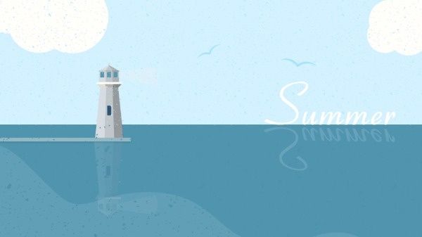 season, blue sky, sea, Summer Landscape Desktop Wallpaper Template