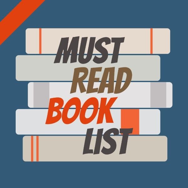 reading, guide, tips, Must Read Book List Instagram Post Template