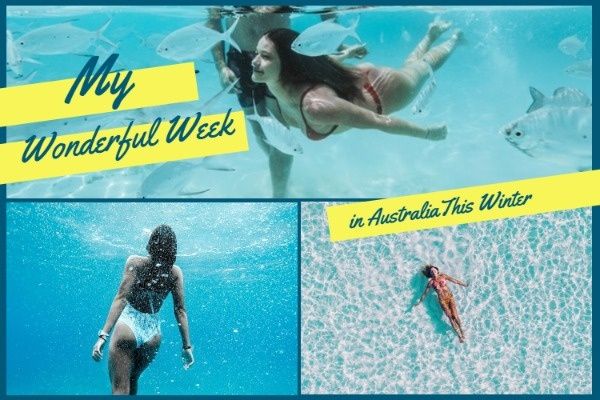 travel, holiday, fun, Happy Week Blog Title Template