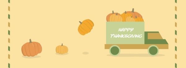 life, festival, holiday, Happy Thanksgiving Wishes Facebook Cover Template