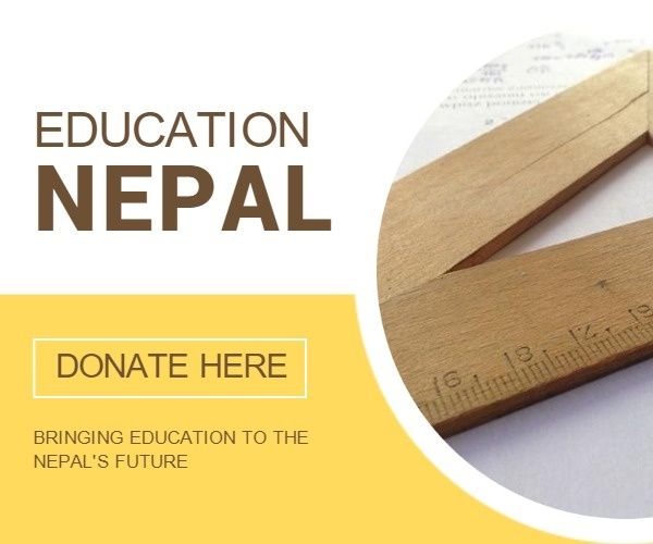 education agency, school training, stationery, Education Nepal Medium Rectangle Template