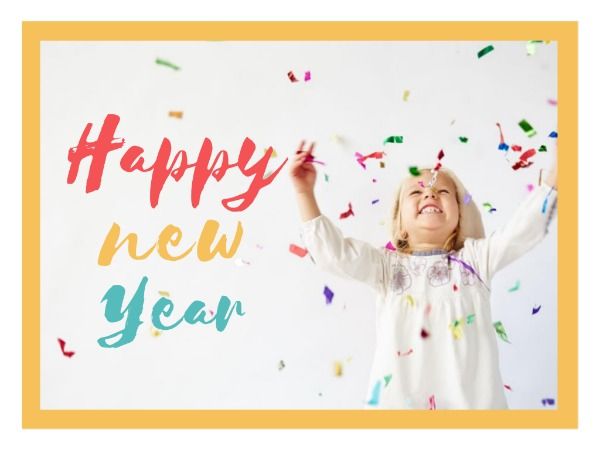 happy new year, new years, festival, New year wishes Card Template