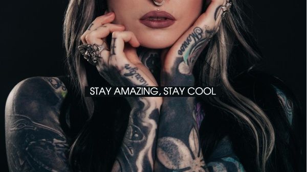 fashion, lifestyle, life style, Stay Amazing Stay Cool Desktop Wallpaper Template