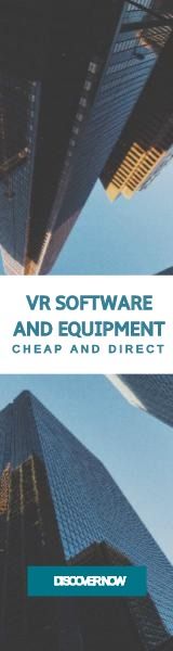 promote, promoting, ad, VR Software And Equipment Wide Skyscraper Template