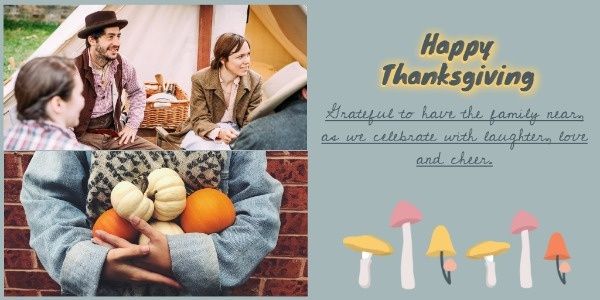holiday, autumn, wishes, Happy Thanksgiving Twitter Post Template