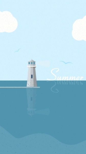 four seasons, season, lanscape, Summer Landscape Mobile Wallpaper Template