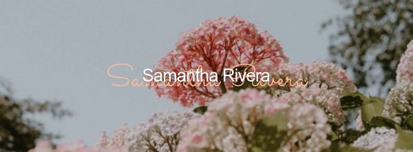 plant, love, floral, Dark Flower Tree Banner Facebook Cover Template