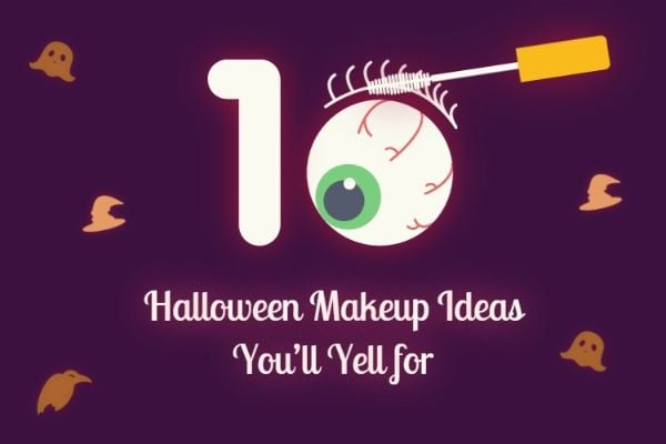make up, cosmetics, article, Halloween Makeup Ideas Blog Title Template